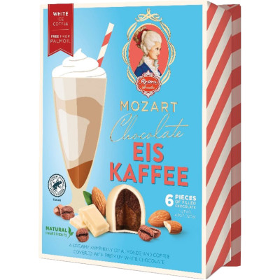 Reber White Constanze Mozart Eid Kaffee Kugel with Iced Coffee