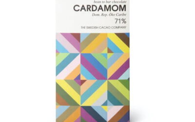 Svenska Kakao Öko Caribe Dominican Republic 71% Dark Chocolate Bar with Cardamom