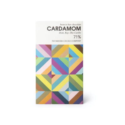 Svenska Kakao Oko Caibe Dominican Republic 71% Dark Chocolate Bar with Cardamom