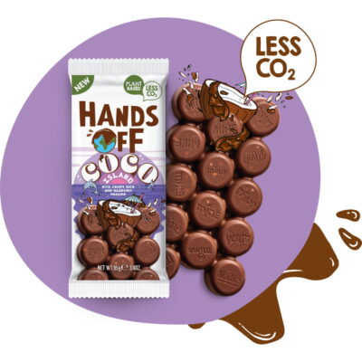 Hands Off My Chocolate Coco Island Hazelnut Praline Chocolate Bar with Roasted Coconut & Crispy Rice
