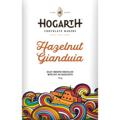Hogarth Guayaquil Ecuador Hazelnut Gianduja 45% Gianduja Chocolate Bar