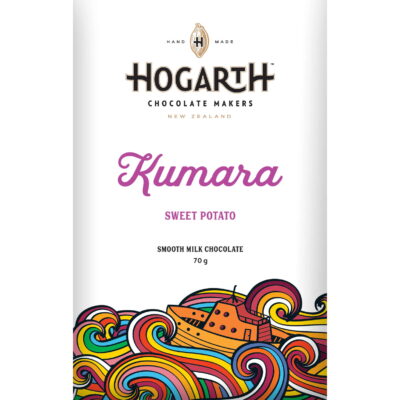 Hogarth Piura Peru Kumara 46% Milk Chocolate Bar with Sweet Potato