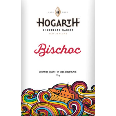 Hogarth Bischoc 46% Milk Chocolate Bar with Biscuit