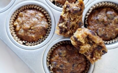 Guittard Dairy Free Hummingbird Muffins