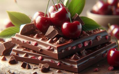 Guittard Dark Chocolate Bark with Cherries and Coconut