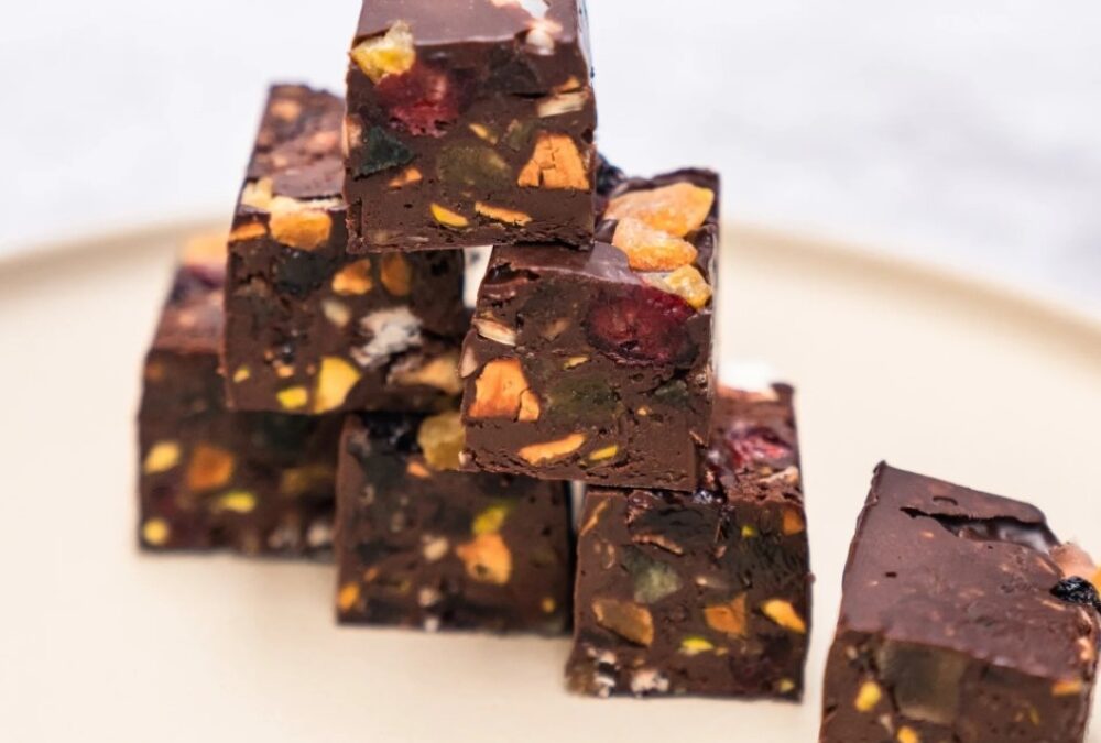 deZaan Dairy Free Fruit and Nut Fudge