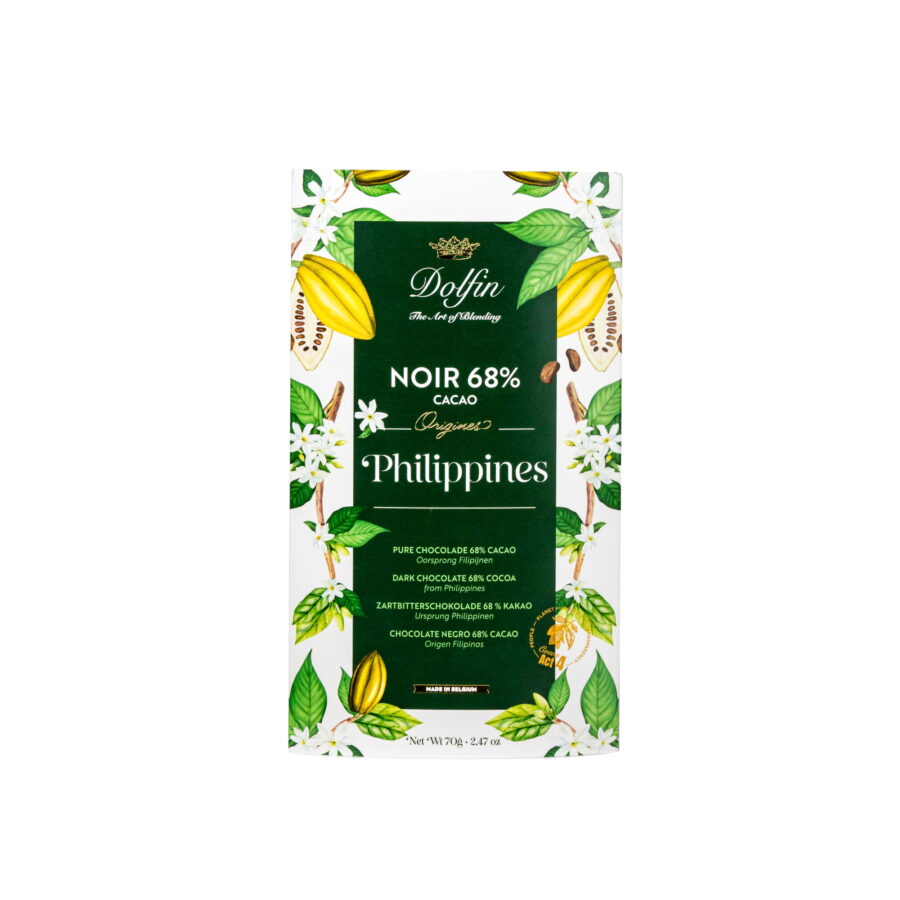 Dolfin Philippines 68% Dark Chocolate Bar