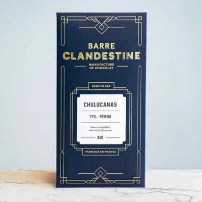 Clandestine Chulucanas Peru 71% Dark Chocolate Bar