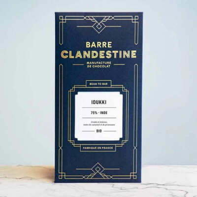 Clandestine Idukki India 75% Dark Chocolate Bar