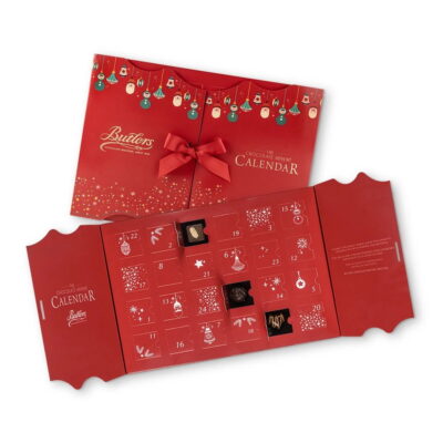 Butlers Chocolate Advent Calendar Open