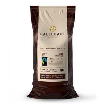 Callebaut 811FAIR 54.5% Dark Couverture Chocolate Callets