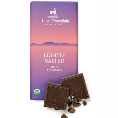 Lake Champlain Chocolates Lightly Salted 72% Dark Chocolate Bar