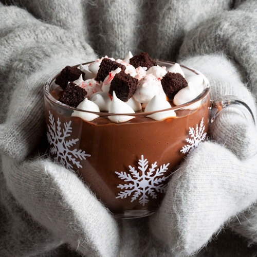 deZaan Peppermint Brownie Hot Cocoa