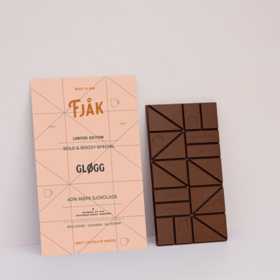 Fjak Tanzania 60% Dark Chocolate Bar with Mulled Wine