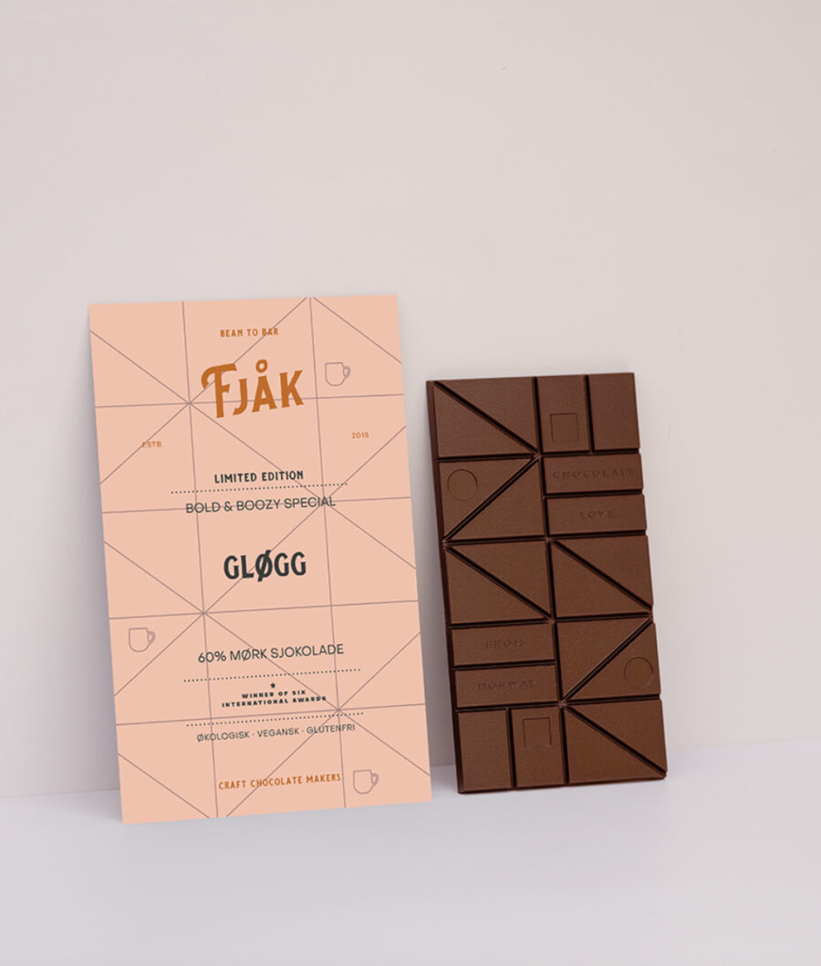 Fjak Tanzania 60% Dark Chocolate Bar with Mulled Wine