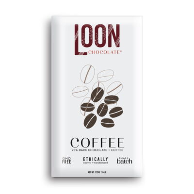 Loon Chocolate 70% Dark Chocolate Bar with Coffee