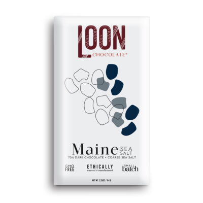 Loon Chocolate 70% Dark Chocolate Bar with Maine Sea Salt