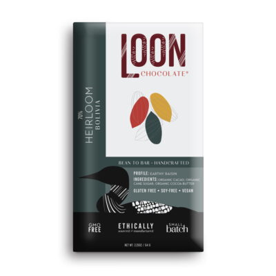 Loon Chocolate Bolivia 70% Dark Chocolate Bar