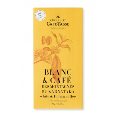 Café-Tasse 27% White Chocolate Bar with Indian Coffee