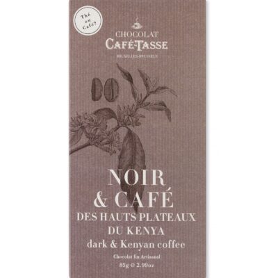 Café-Tasse 60% Dark Chocolate Bar with Kenyan Coffee