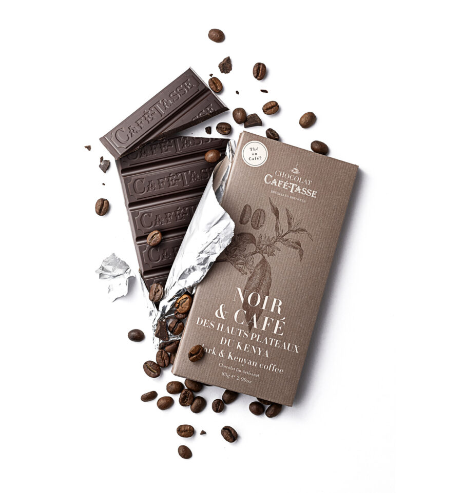 Café-Tasse 60% Dark Chocolate Bar with Kenyan Coffee Lifestyle