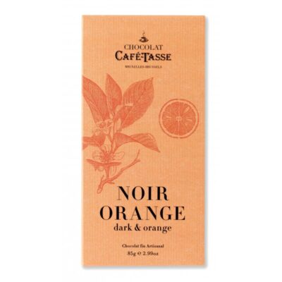 Café-Tasse 60% Dark Chocolate Bar with Orange