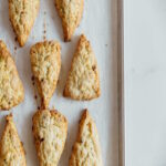 Guittard Buttermilk Scones with White Chocolate, Pears and Walnuts Lifestyle Scaled