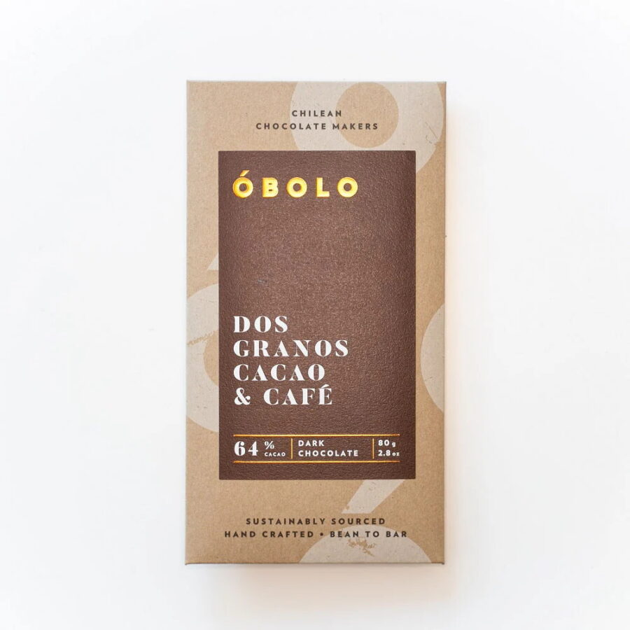 Obolo 64% Dark Chocolate Bar with Coffee