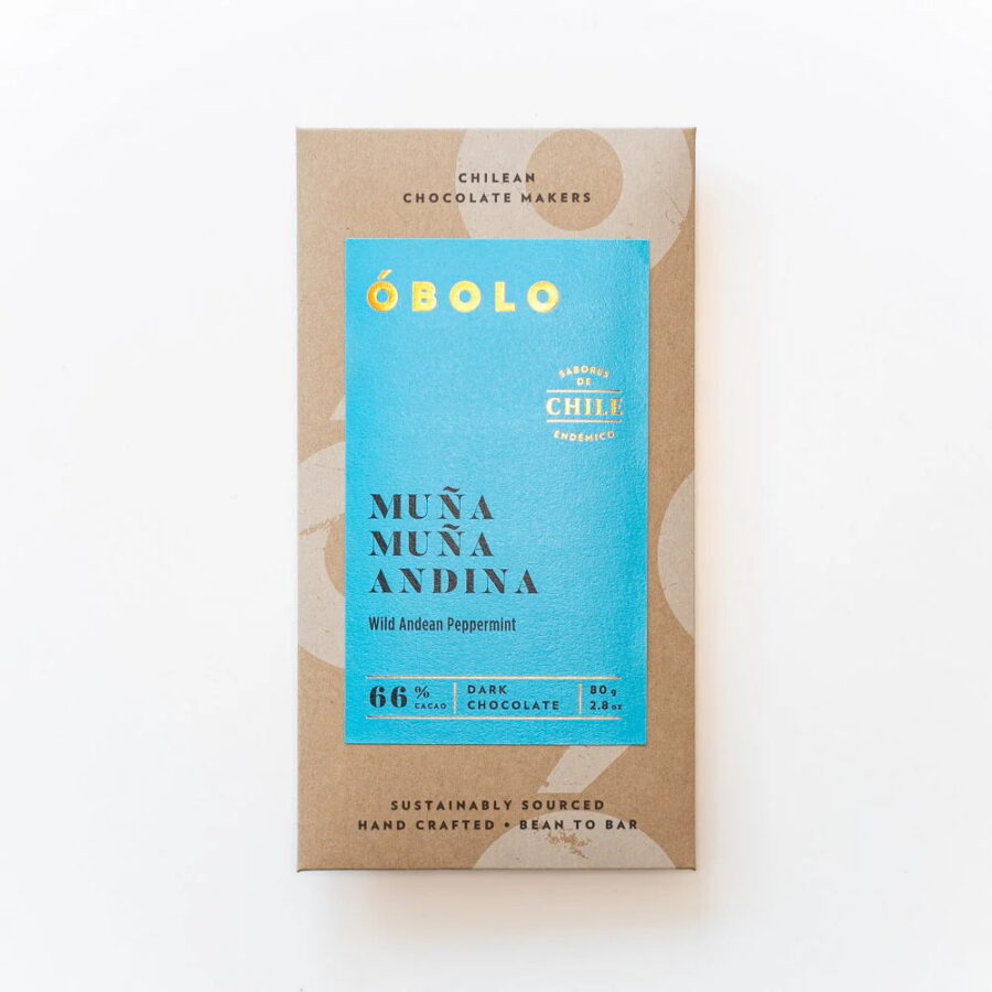 Obolo 66% Dark Chocolate Bar with Muña Muña Andina
