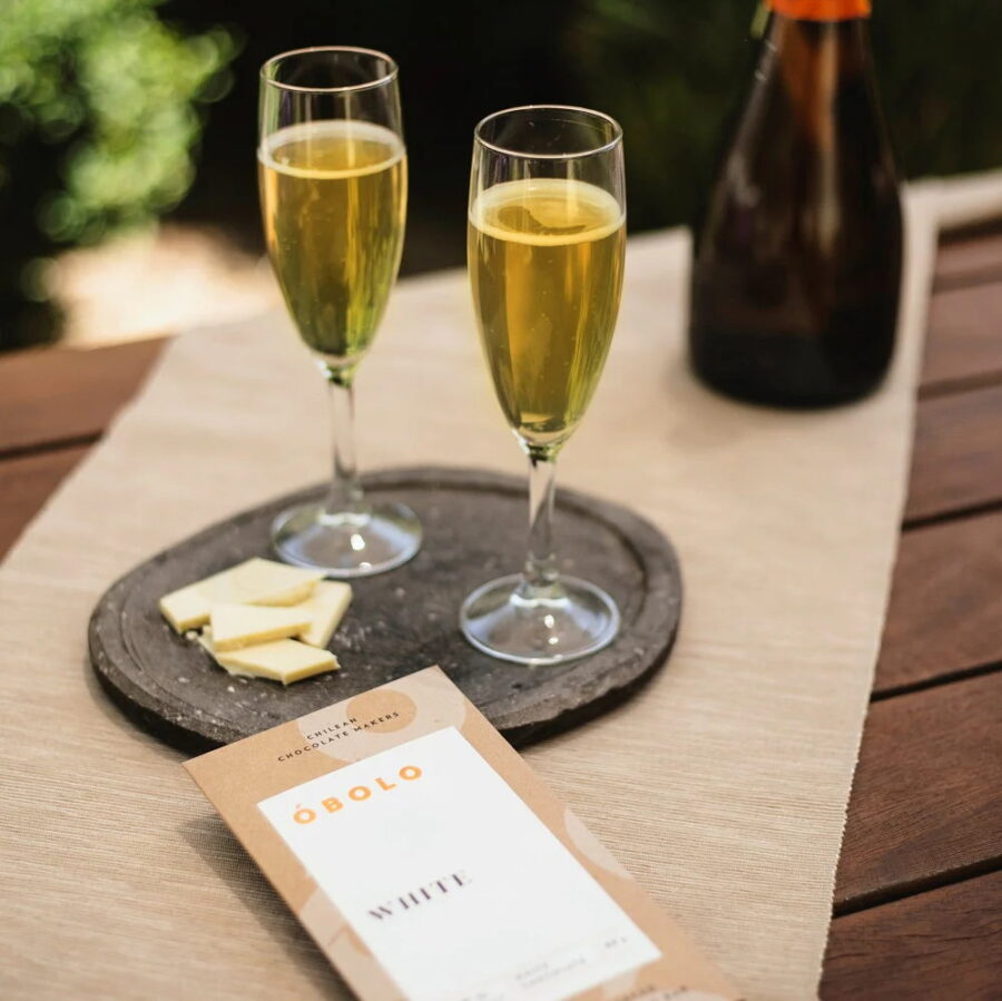 Obolo Pangoa Peru 37% White Chocolate Bar Pairing Lifestyle
