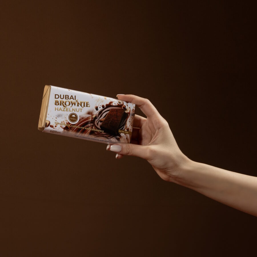 Omniya Delicacy Brownie Hazelnut Dubai Chocolate Bar Lifestyle
