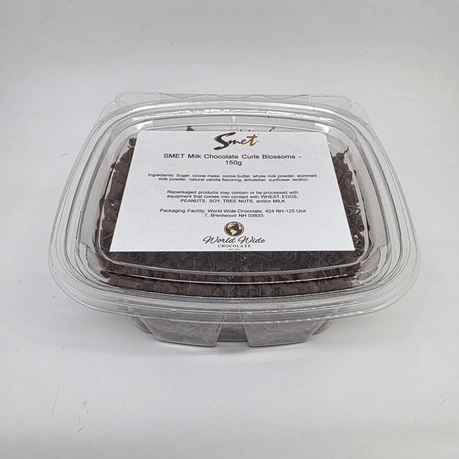 SMET Milk Chocolate Curls Blossoms 150g