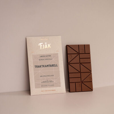 Fjak Pisa Haiti 50% Milk Chocolate Bar with Funnel Chanterelle Wild Mushroom