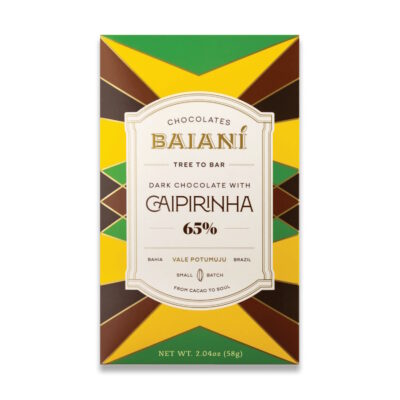 Baiani Brazil 65% Dark Chocolate Bar with Caipirinha