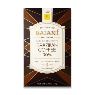 Baiani Brazil 70% Dark Chocolate Bar with Gran Reserva Special Coffee