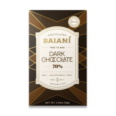 Baiani Brazil Bold Roast 70% Dark Chocolate Bar
