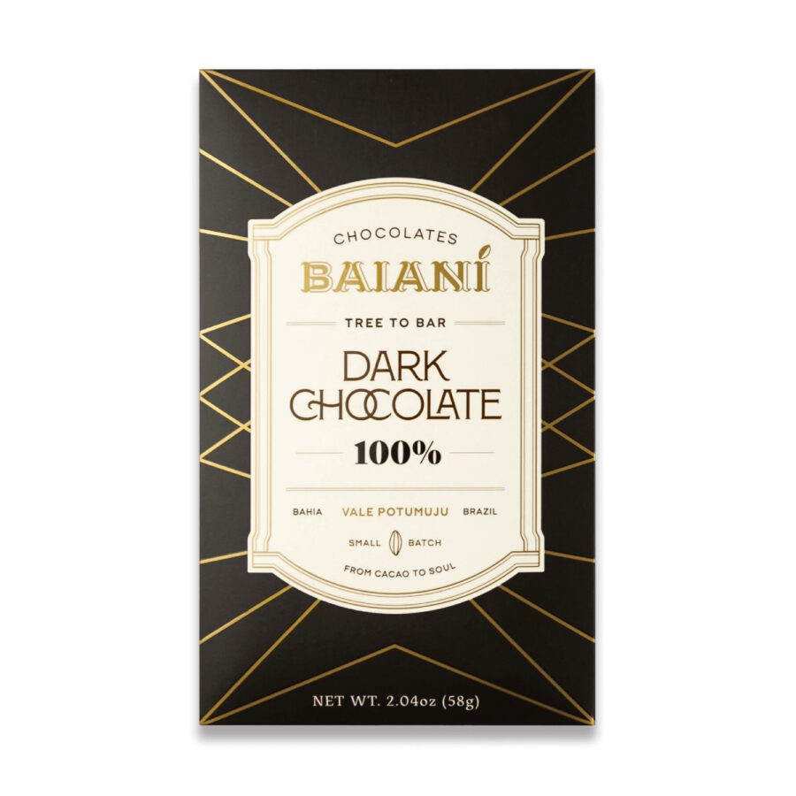 Baiani Brazil VP Reserve 100% Dark Chocolate Bar