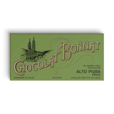Chocolat Bonnat Alto Piura Peru 75% Dark Chocolate Bar lifestyle