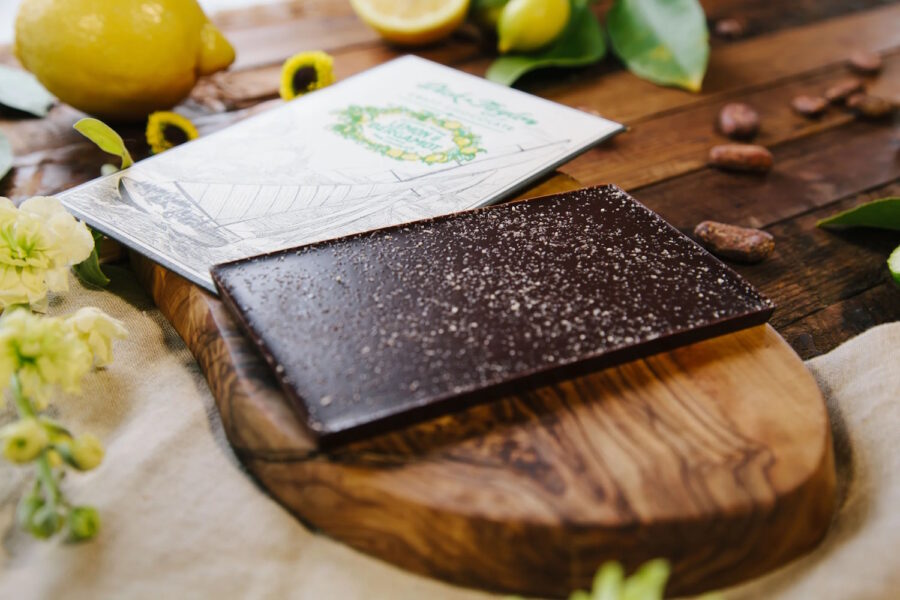 Dick Taylor Belize 65% Dark Chocolate Bar with Lemon & Bergamot Lifestyle 2