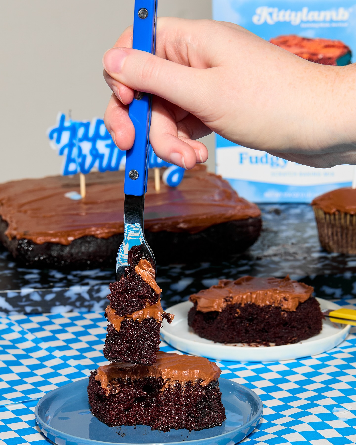 Kittylamb Chocolate Brownies Lifestyle