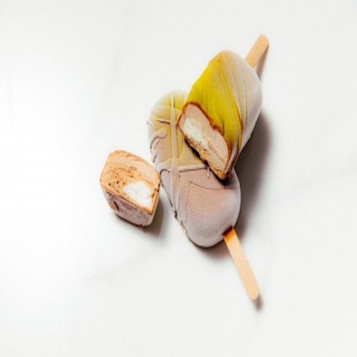 Guittard Milk Chocolate Earl Grey Ice Cream & Bergamot Sorbet Pop
