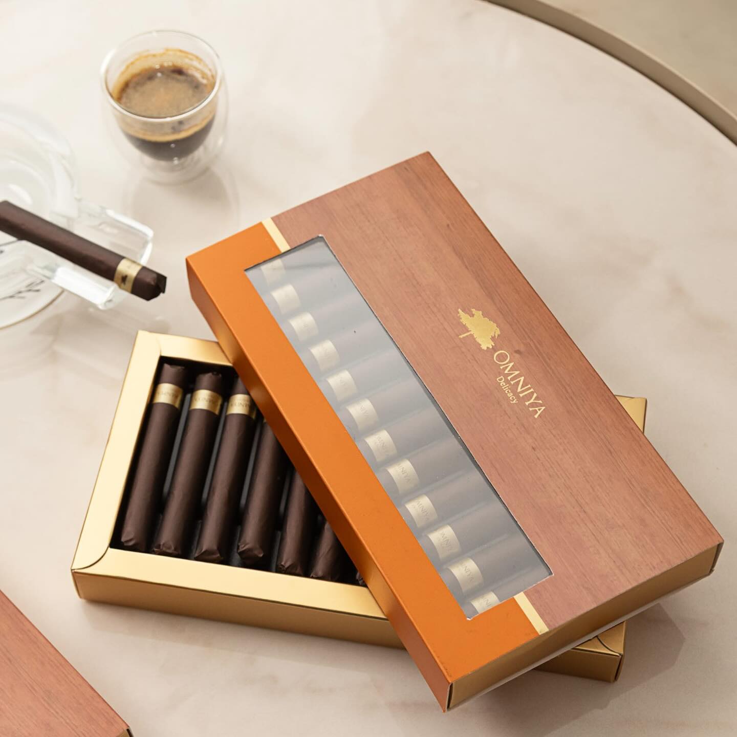 Omniya Delicacy Chocolate Cigars Hero