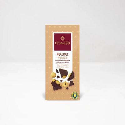 Domori 70% Dark Chocolate Bar with Piedmont Hazelnuts