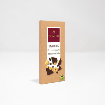 Domori 70% Dark Chocolate Bar with Piedmont Hazelnuts