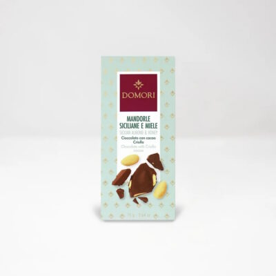 Domori Chocolate Bar with Sicilian Almonds & Honey
