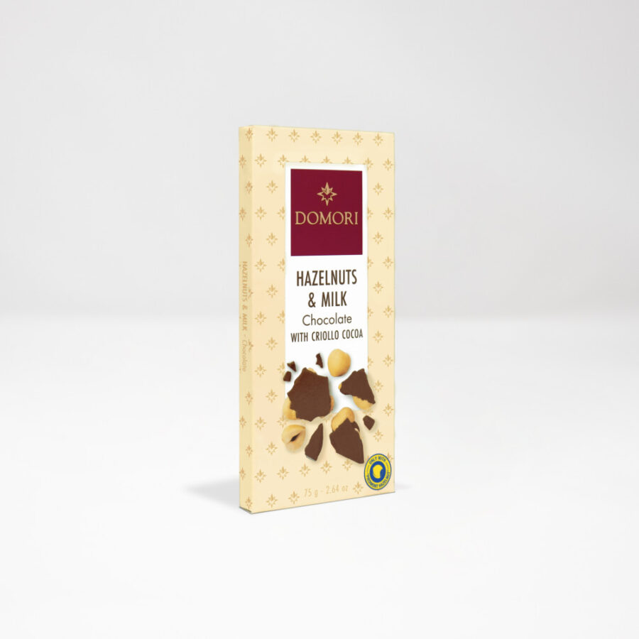 Domori Gianduja Chocolate Bar with Piedmont Hazelnuts