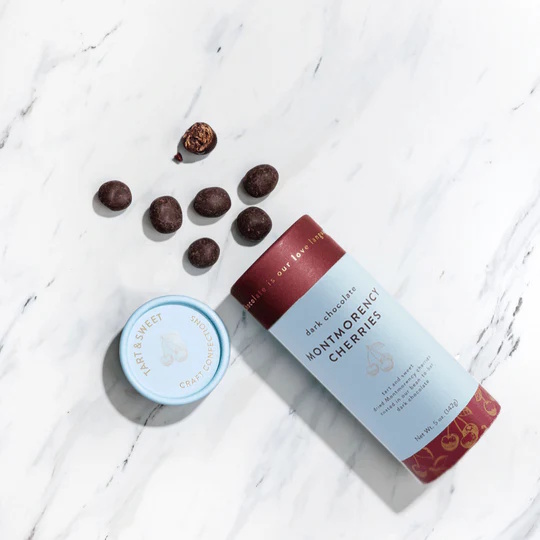 French-Broad-Chocolate-Dark-Chocolate-Montmorency-Cherry-Dragees-Lifestyle