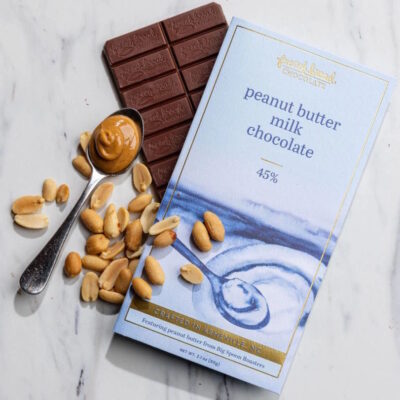 French Broad Chocolate Peanut Butter 45% Milk Chocolate Bar