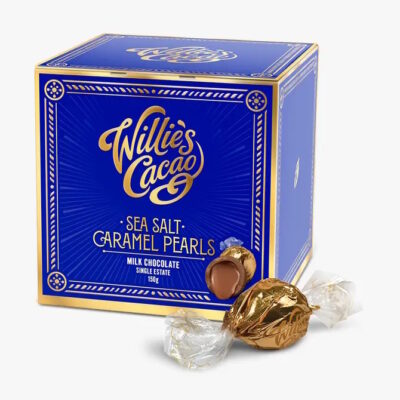 Willie's Cacao Milk Chocolate Sea Salt Caramel Pearls