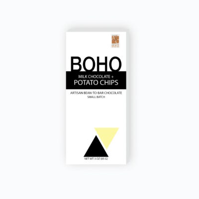 BOHO Chocolate Milk Chocolate Bar with Potato Chips